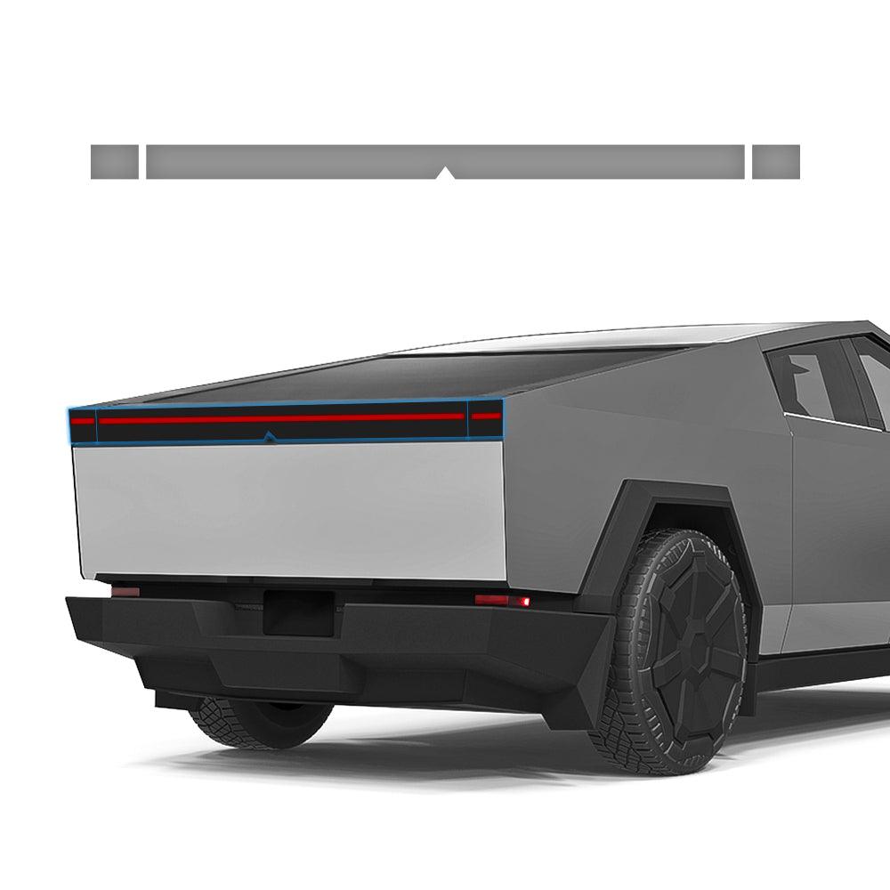 Front Light Bar & Taillight Black Vinyl DIY Wrap Kit for Cybertruck - Evooor