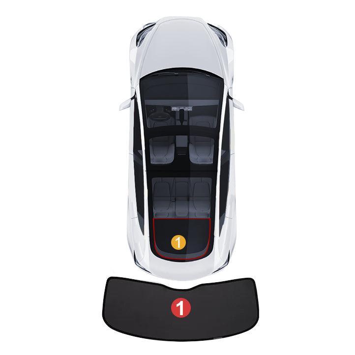 Privacy and Thermal Insulated Sunshades Curtains for Tesla Model 3(2017-2024) Sun Visor(fit for 2024 Model 3 Highland) - Evooor