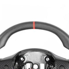 Luxury Full Carbon Fiber Steering Wheel Upgrade for Tesla Model 3 and Model Y - Evooor