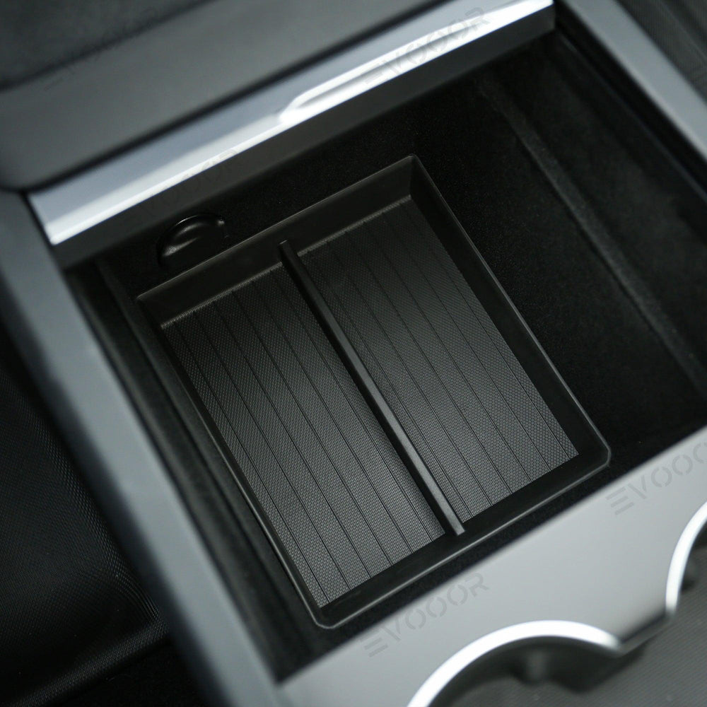2024 Model 3 Highland Center Console & Armrest Box Underneath Storage Tray for Tesla - Evooor