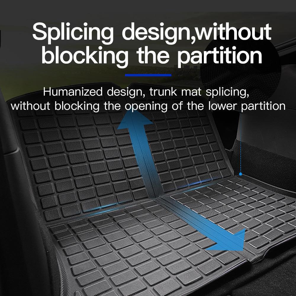 Premium 3D Laminated Front Trunk Mat for Tesla Model Y - Custom Cargo Liner with Precision Cutting (2020-2024) - Evooor