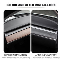 Model 3/Y Dashboard Center Console Scratch Resistant Protector- Sticker Scratch Resistant Side Edge Protector For Tesla(2017-2023) - Evooor