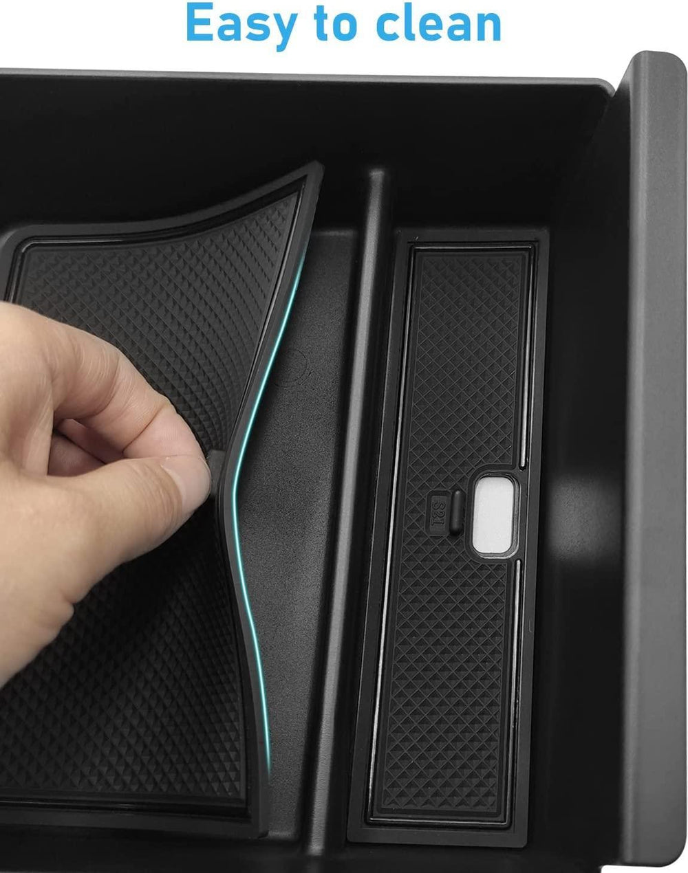 Model X/S 2023 2022 Center Console Organizer Tray Compatible Organizer for Tesla - Evooor