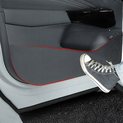 Leather Door Anti-Kick Protective Panel For VW ID.4 2021-2025(4Pcs) - Evooor
