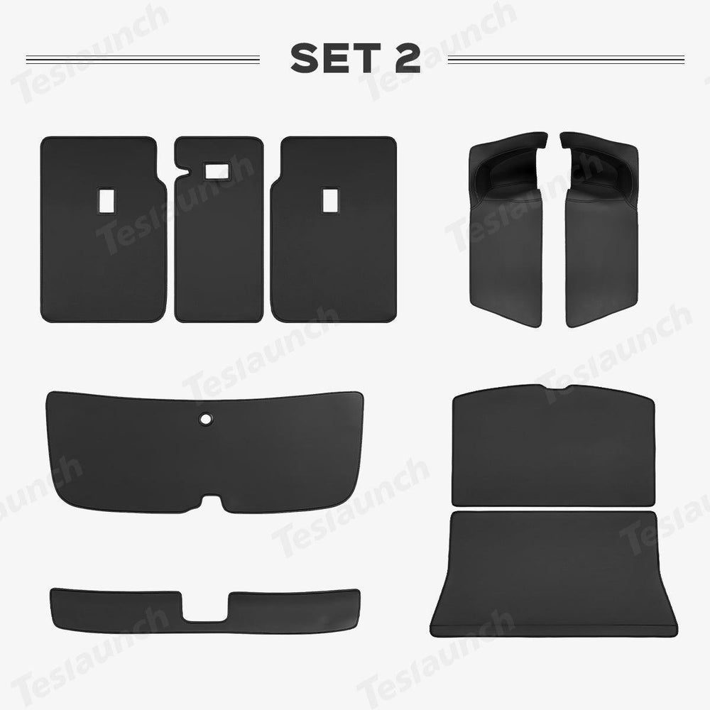 Napa Leather All-Around Interior Protection Kit for Tesla Model Y Juniper 2025+ - Evooor