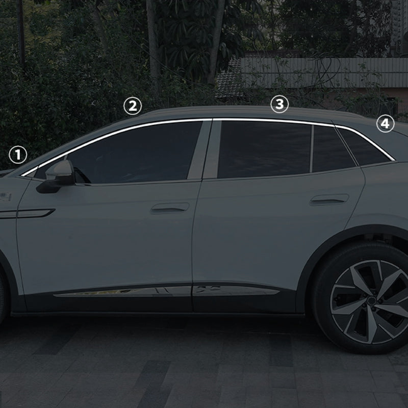 Stainless Steel Body Side/Window Trim Molding For VW ID.4 2021-2025 - Evooor