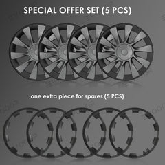 Model Y All-in-one Rim Protector for Tesla MY 20'' Induction Wheels 21'' Uberturbine Wheels - Evooor