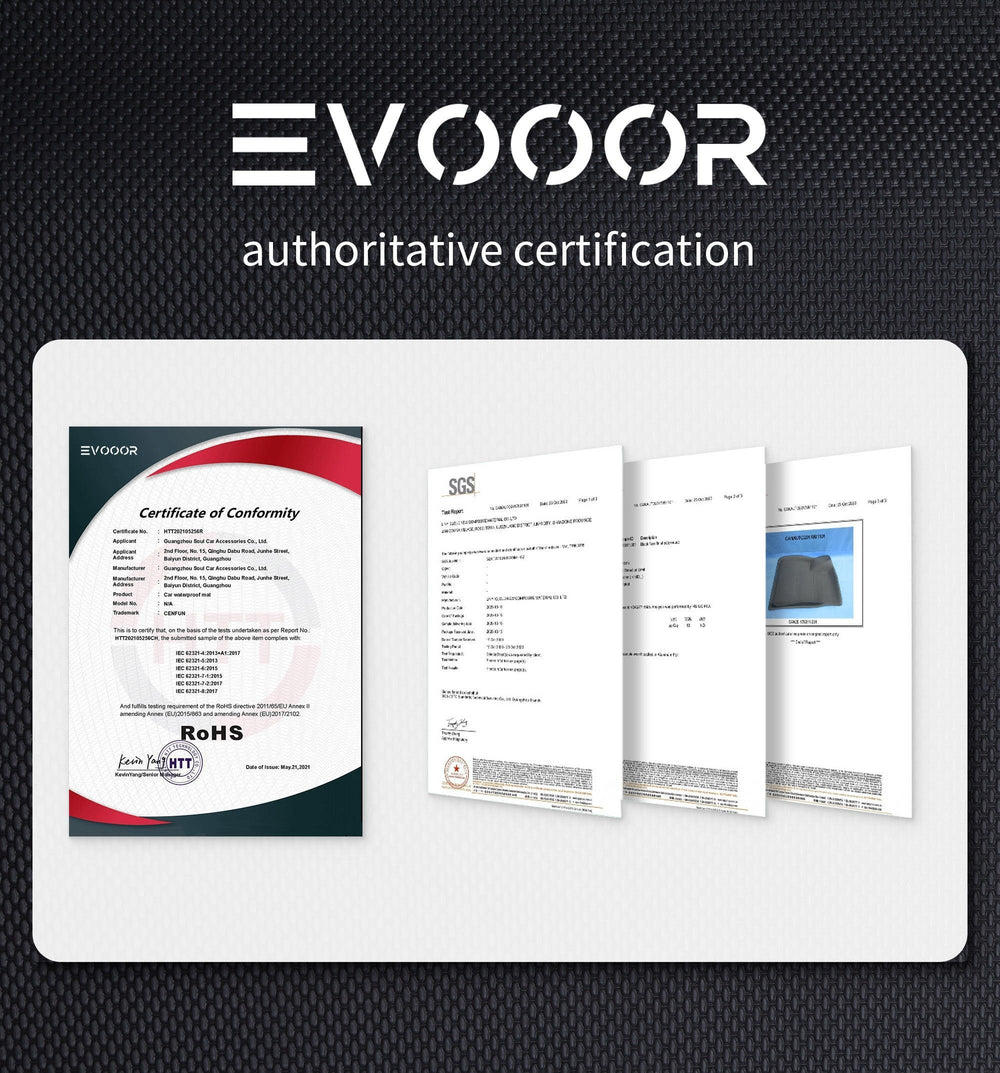 Tesla All Weather TPE Interior Floor Mats Cargo Liners Set for Cybertruck - Evooor