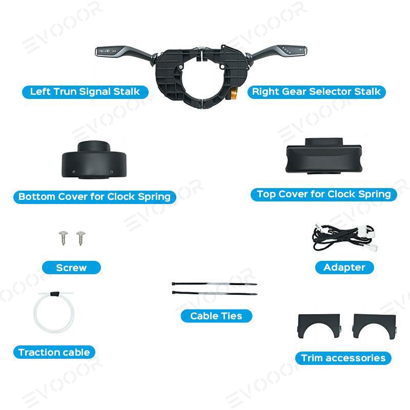 Model 3 Highland OEM Style Gear Shift Stalk Switch Turn Signal Lever Kit for Tesla - Evooor