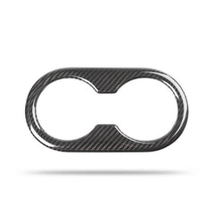 Model 3 Real Carbon Fiber Backseat Cup Holders Cover for Tesla(2017-2023) - Evooor