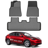 Model Y All Weather TPE Interior Floor Mats Cargo Liners Set for Tesla(2021-2024) - Evooor