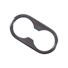 Model 3 Real Carbon Fiber Backseat Cup Holders Cover for Tesla(2017-2023) - Evooor