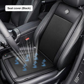 Tesla 12V Automotive Cooling Seat Pad Breathable Chair Cushions Car Seat Cover - Evooor