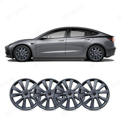 Model 3 18'' Aero Wheels Cover Hubcaps Replacement 4PCS for Tesla (2017-2023) - Evooor