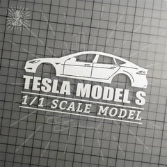 Model 3/Y/S/X Don't Touch My Car Humorous Decorative Sticker For Tesla - Evooor