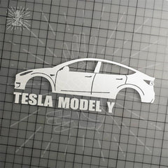 Model 3/Y/S/X Don't Touch My Car Humorous Decorative Sticker For Tesla - Evooor