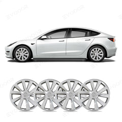 Model 3 18'' Aero Wheels Cover Hubcaps Replacement 4PCS for Tesla (2017-2023) - Evooor