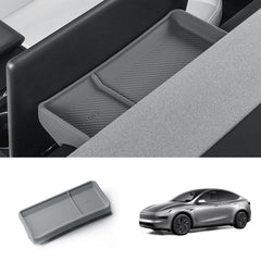 Silicone Dashboard Storage Box for Tesla Model Y Juniper 2025+ - Evooor