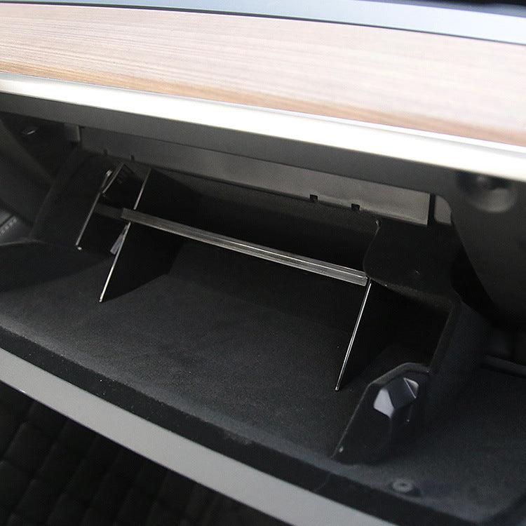 Tesla Model 3/Y Glove Box Organizer with Co-Pilot Design - Storage Rack for Compartment Organization - Evooor