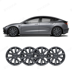 Model 3 18'' Aero Wheels Cover Hubcaps Replacement 4PCS for Tesla (2017-2023) - Evooor