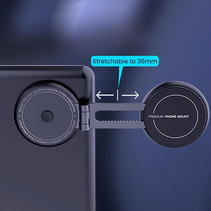 Model 3/Y Foldaway Phone Mount Holder With MagSafe For Tesla(2017-2024) Fit 2024+ Model 3 Highland - Evooor