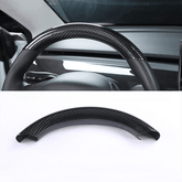 High-Quality Carbon Fiber Steering Wheel Cover Set for Tesla Model 3/Y - Upgrade Your Car's Look! - Evooor