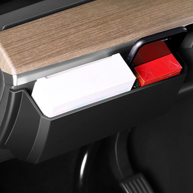 Tesla Model 3/Y Dashboard Storage Organizer - Premium Instrument Panel Box Organizer (2017-2023) with Easy Access Slot - Evooor