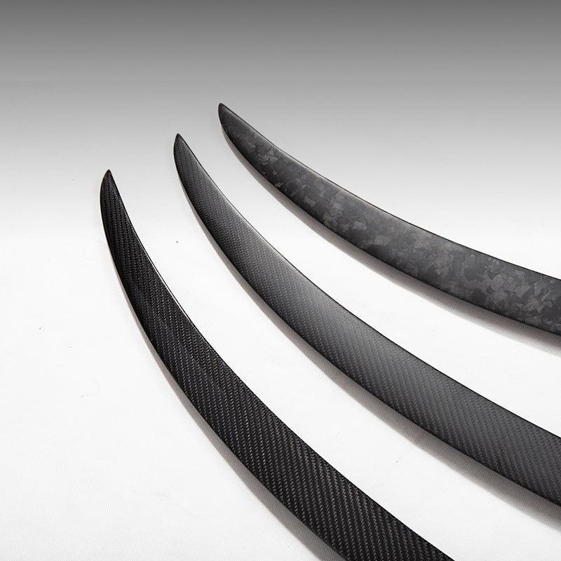 High Performance Carbon Fiber Rear Spoiler Wing Upgrade for Tesla Model 3 - Enhanced Aerodynamics and Style - Evooor