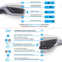 Model 3 Highland OEM Style Gear Shift Stalk Switch Turn Signal Lever Kit for Tesla - Evooor