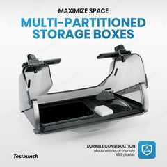 Tesla Model 3/Y Central Screen Storage Compartment with Concealed Design - Evooor