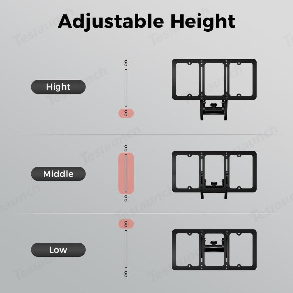 No-Drill Adjustable Front License Plate Mount for Tesla Model X (2021+) - Evooor