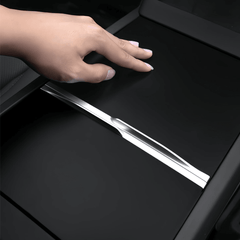 Premium Vinyl Center Console Skin Guard for Tesla Model 3 - Protective Wrap for Highland 2024+ Configuration - Evooor