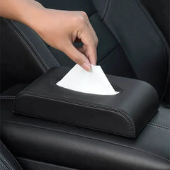 Leather Car Tissue Box Holder For VW ID.3 - Evooor