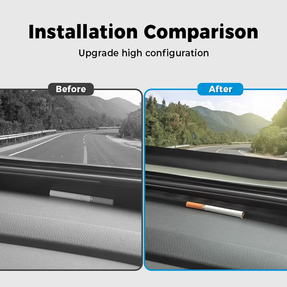 Rubber Dashboard rim Sealing Strip For VW ID.4 2021-2025 - Evooor