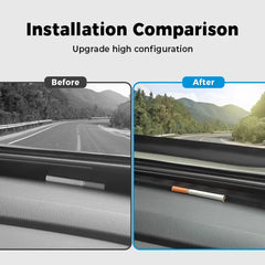 Rubber Dashboard rim Sealing Strip For VW ID.4 2021-2025 - Evooor