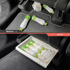 Under Seat Storage Box Sleek Organizer for Tesla Model Y Juniper 2025+