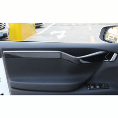 High-Quality Carbon Fiber Interior Door Panel Accents Set for Tesla Model X - Enhance Your Car's Look! - Evooor
