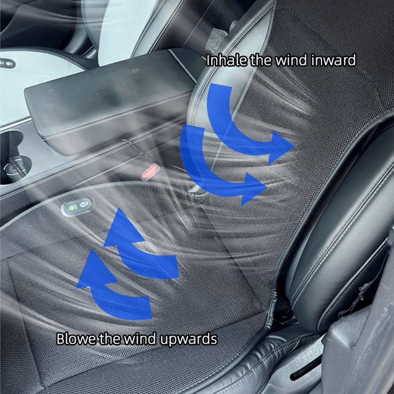 Breathable Ice Silk Seat Pad with Cooling Technology for Tesla Model 3/Y - Evooor