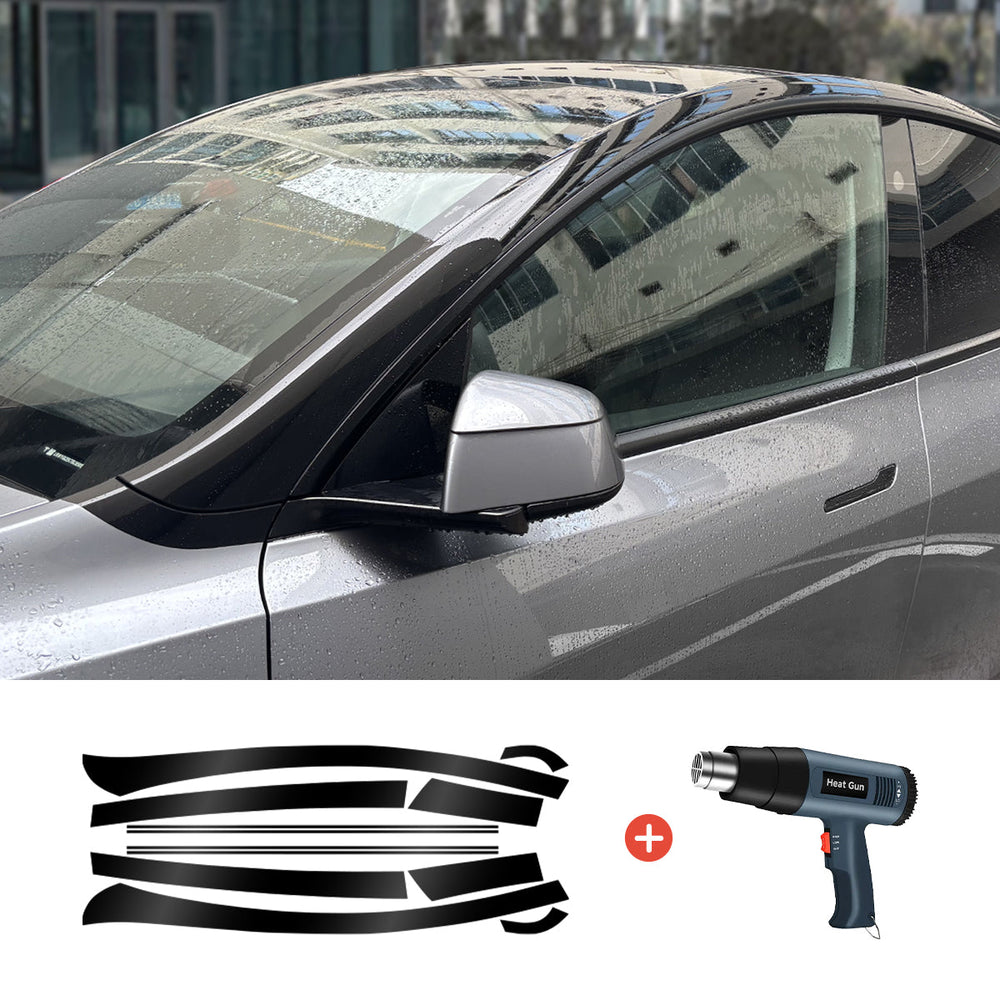 Tesla Model Y Juniper 2025+ TPU Roof Pillar Cover Kit for Easy Removal - Evooor