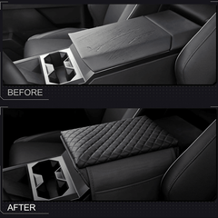 Leather Center Armrest Cover for Cybertruck - Evooor