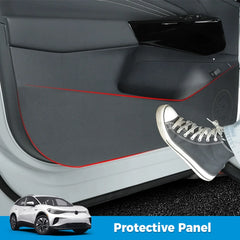 Leather Door Anti-Kick Protective Panel For VW ID.4 2021-2025(4Pcs) - Evooor