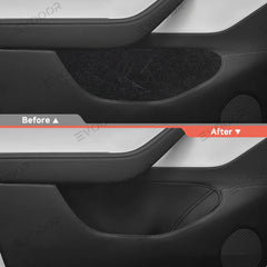 4-Piece Door Storage Liner Set for Tesla Model Y Juniper 2025+