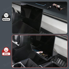 Under Central Control Screen Hidden Storage Box for Cybertruck - Evooor