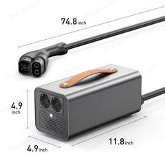 European Version V2L Charging Adapter for Tesla Model 3/Y/S/X - Fast and Efficient Charging Solution - Evooor