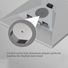 Universal Tripod Mount Adapter with 1/4"-20 Thread for Starlink Mini Antenna - Evooor