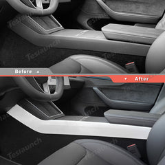 Tesla Model Y Juniper 2025+ Center Console Panel Trim - Upgrade Your Interior Styling! - Evooor