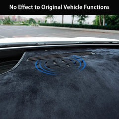 Italian Velvet Dashboard Sunshade Mat For VW ID.4 2021–2025 - Evooor