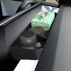 Silicone Center Console Behind Screen Storage Box for Cybertruck - Evooor