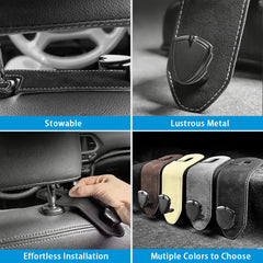 Alcantara Car Seat Stowable Hook For VW ID.4 2021-2025 - Evooor