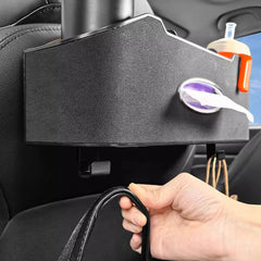 Alcantara Seat Back Multi-functional Storage Box For VW ID.4 2024-2025 - Evooor